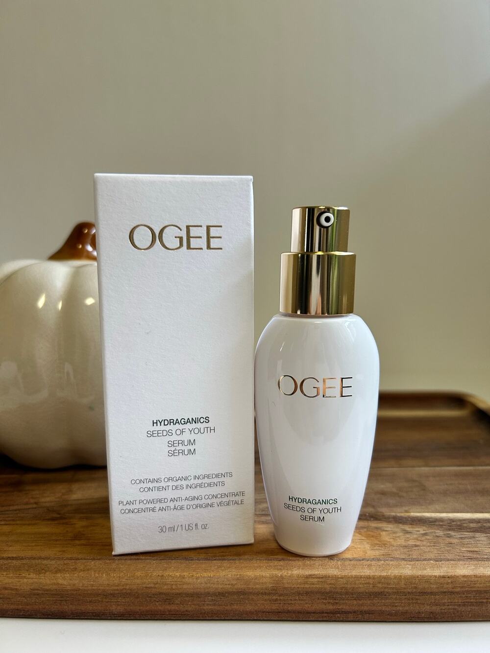 Ogee Hydraganics Seeds of Youth Serum Full Size 30ml / 1 US fl oz NIB New